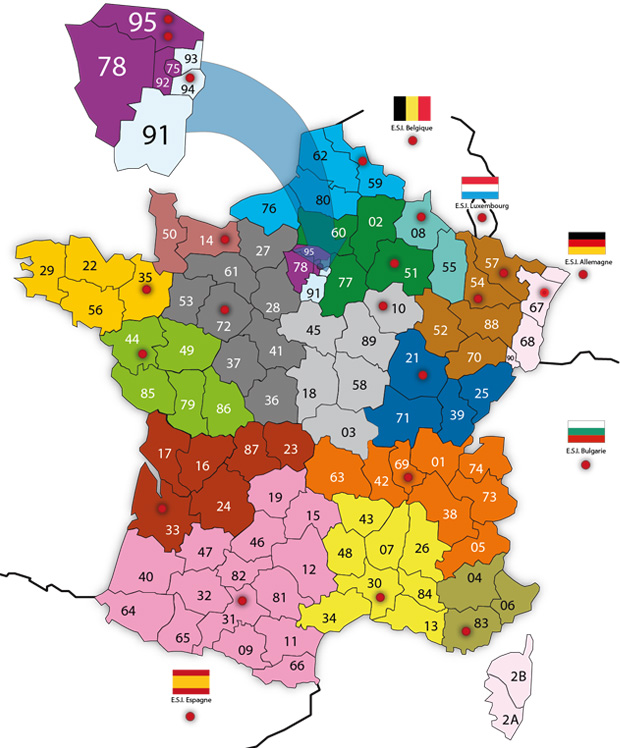 Carte France Agence